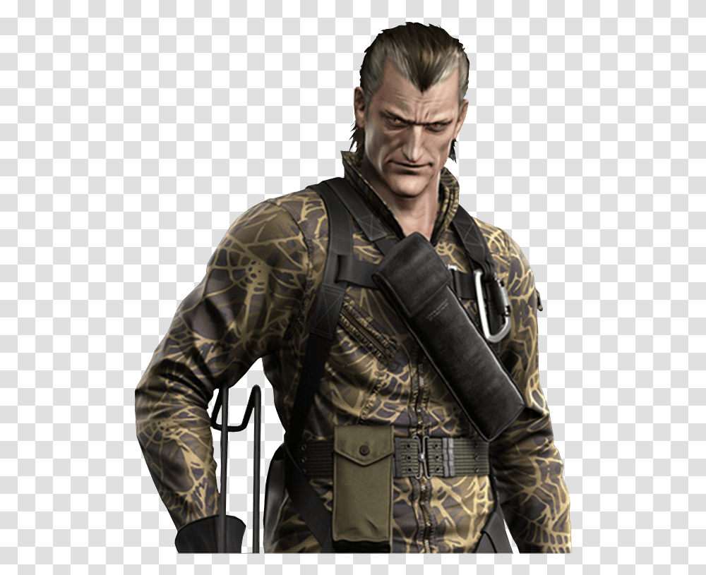 Metal Gear Solid Snake Eater Big Boss, Person, Weapon, Buckle Transparent Png