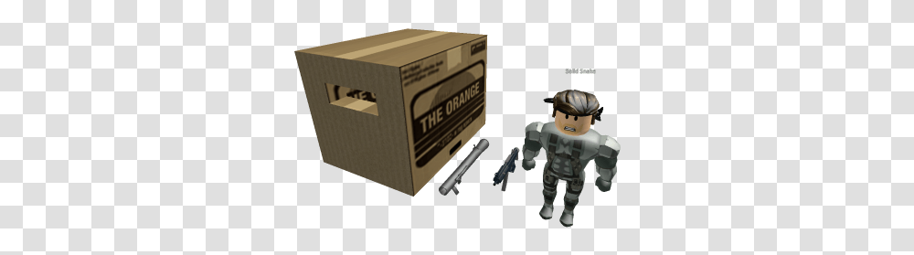 Metal Gear Solid Snake Set Roblox Soldier, Box, Person, Human, Carton Transparent Png