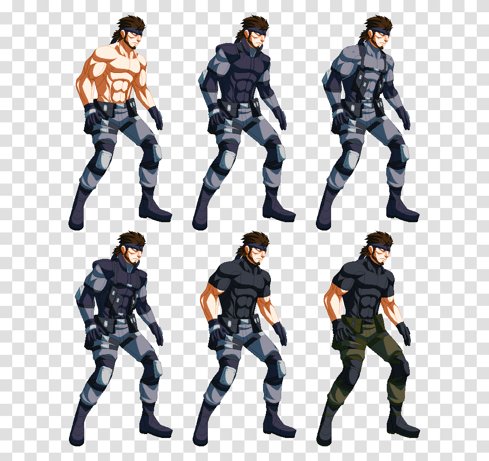 Metal Gear Solid Snake Sprite, Person, Human, Batman, Costume Transparent Png