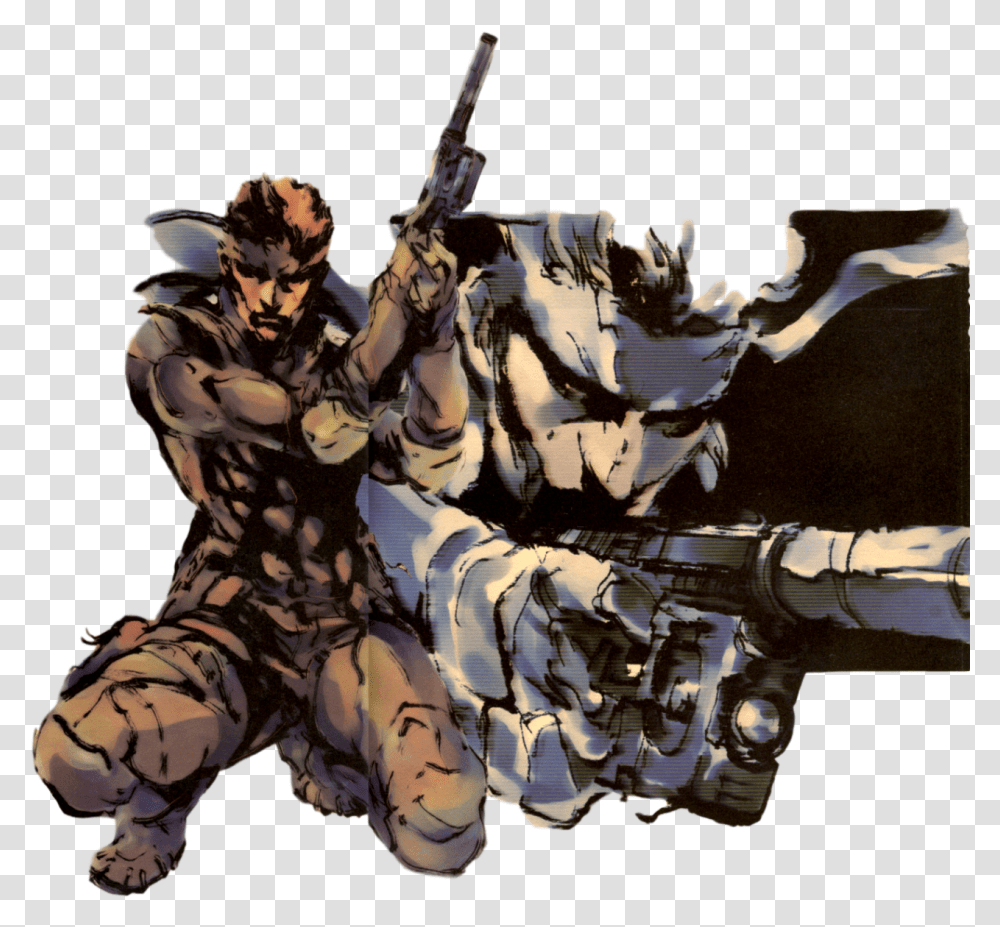 Metal Gear Solid Solid Snakehideo, Person, Astronaut, Tiger, Wildlife Transparent Png