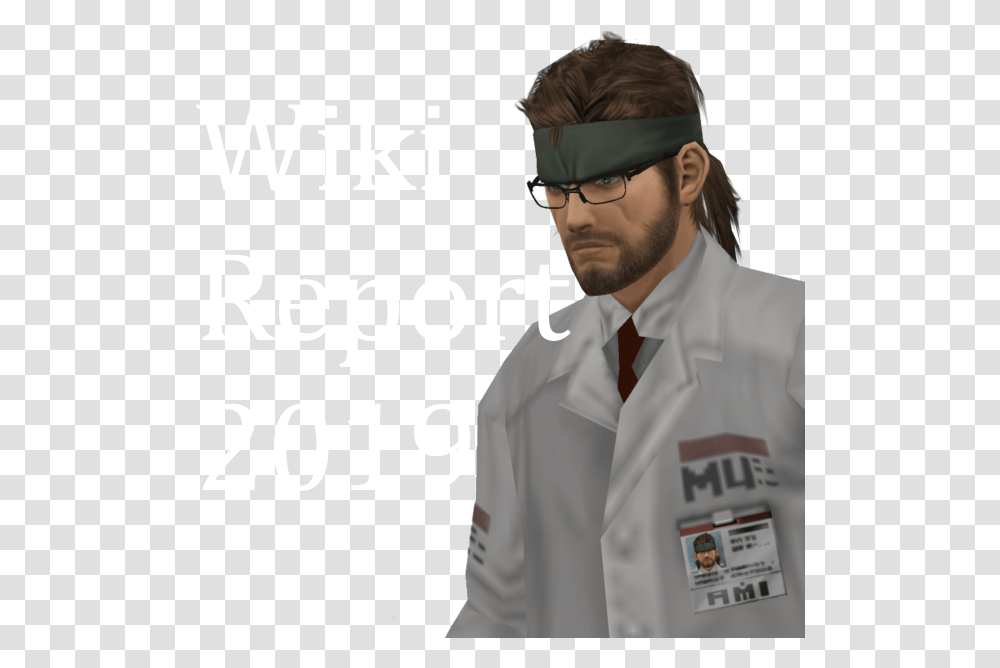 Metal Gear Solid V Ground Zeroes Snake, Person, Shirt, Tie Transparent Png