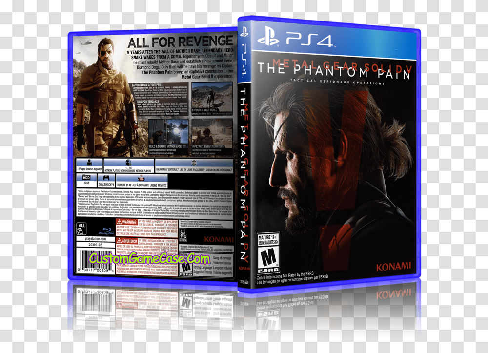 Metal Gear Solid V The Phantom Pain Metal Gear Solid V Cover, Person, Poster, Advertisement Transparent Png