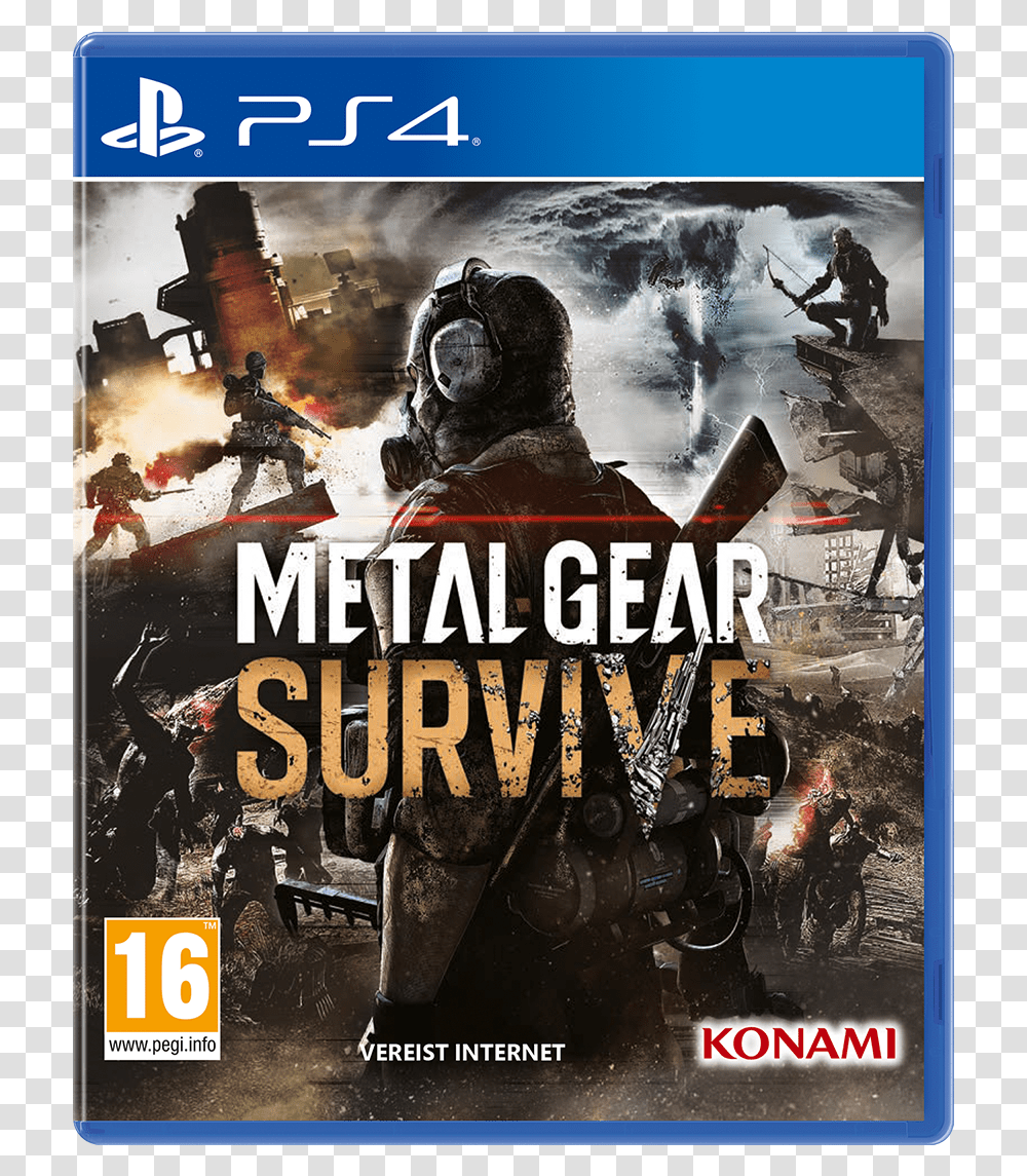 Metal Gear Survive, Poster, Advertisement, Person, Flyer Transparent Png