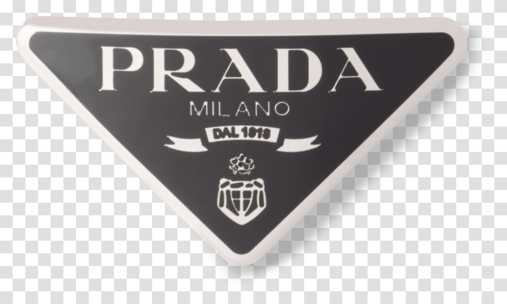 Metal Hair Clip Prada Logo, Label, Text, Symbol, Trademark Transparent Png