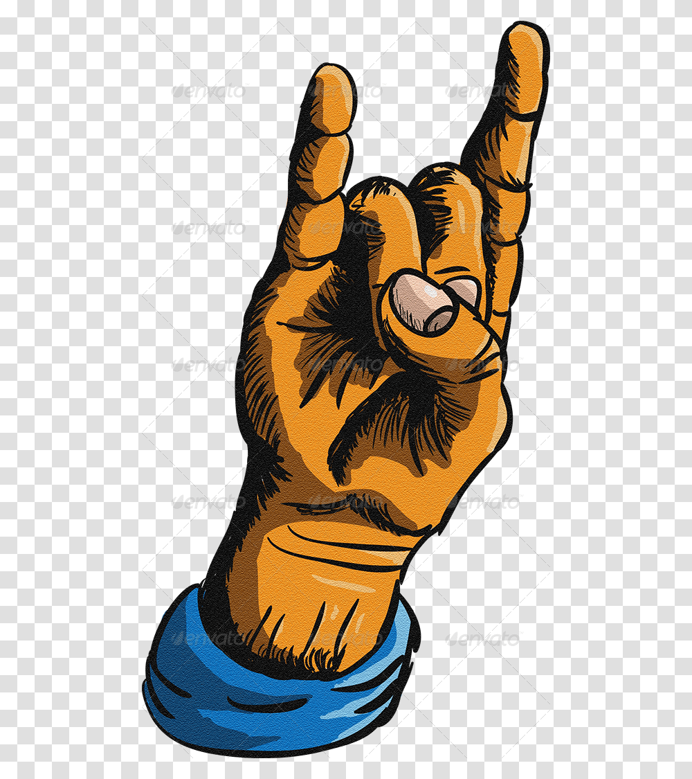 Metal Hand Rock Band Hand Signs, Mammal, Animal Transparent Png