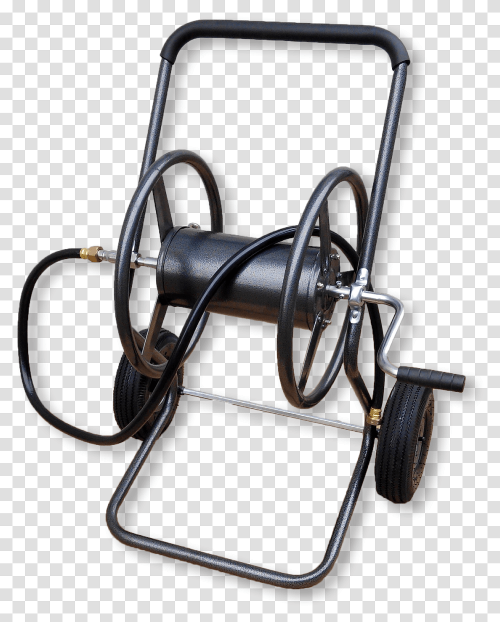 Metal Hose Reel Cart, Machine, Axle, Wheel, Spoke Transparent Png