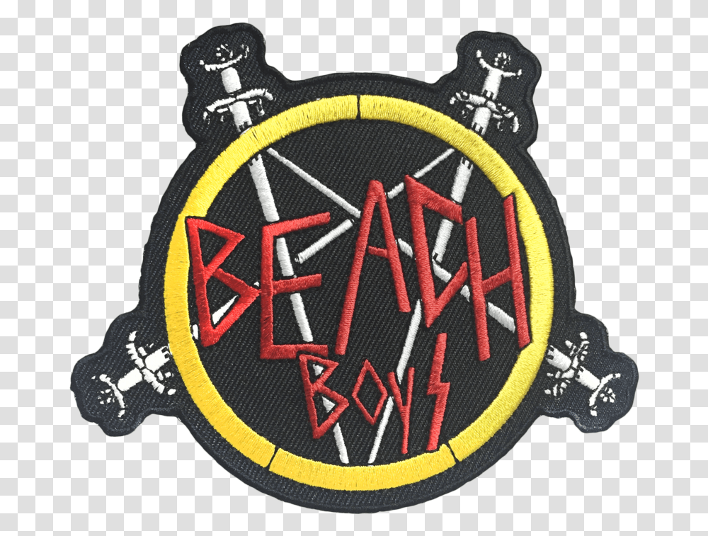 Metal Mash Up Beach Boys Patch Slayer, Logo, Symbol, Trademark, Emblem Transparent Png