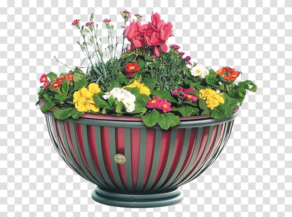 Metal Planter With Tub To Furnish Public Spaces Tulip Flower Box, Vase, Jar, Pottery, Potted Plant Transparent Png