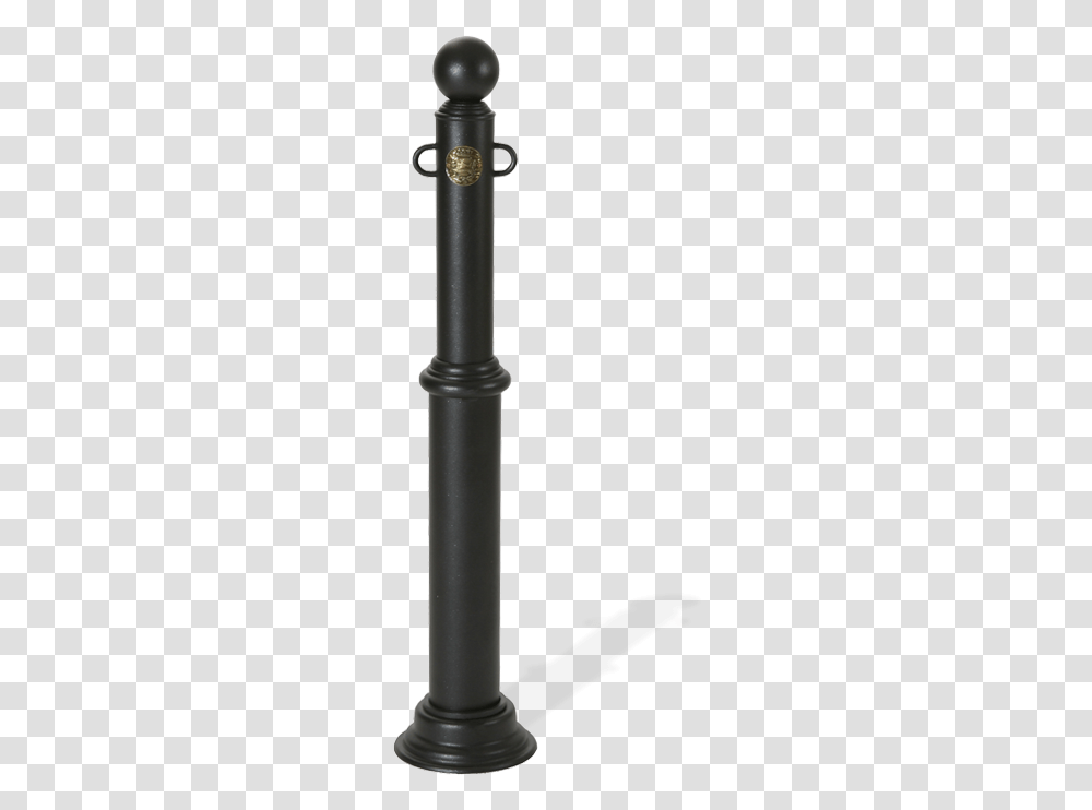 Metal Pole Bollard With Rings For Urban Furniture Chain Column, Lamp Post, Sink Faucet, Architecture Transparent Png