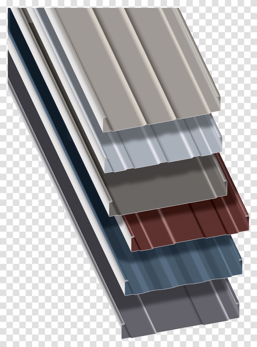 Metal Sales Corrugated Deck Drains, Staircase, Aluminium, Shelf, Steel Transparent Png