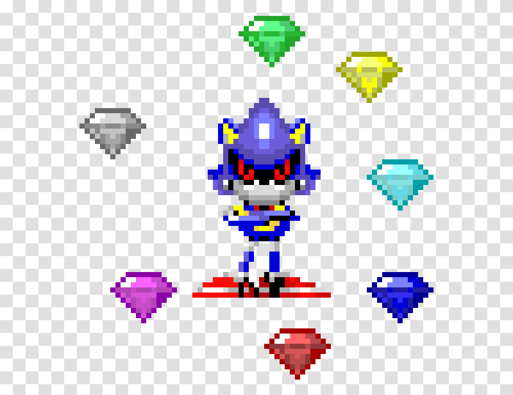 Metal Sonic W Chaos Emeralds Metal Sonic Chaos Emeralds, Robot, Juggling, Light Transparent Png