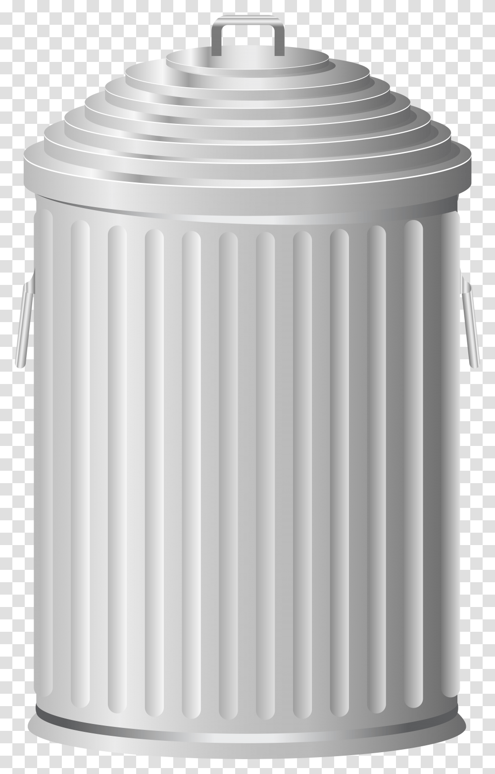 Metal Trash Can Clip Art Image Waste Container, Architecture, Building, Pillar, Column Transparent Png
