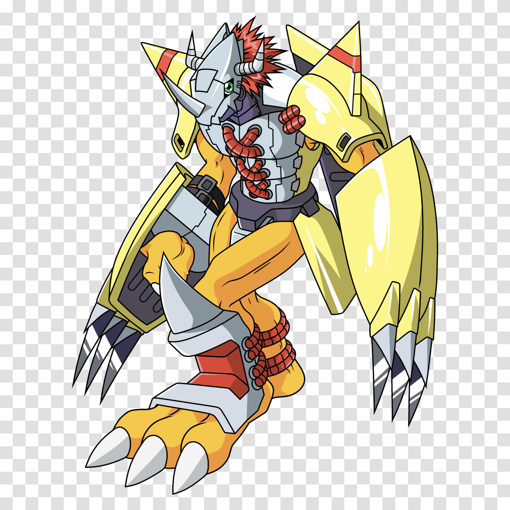 Metalgarurumon - Artofit Digimon, Comics, Book, Hand, Manga Transparent Png