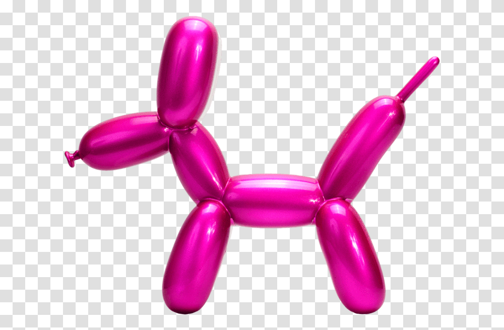 Metallic Balloon Dog Funny Anatomy Pink Balloon Dog, Inflatable, Toy, Texture Transparent Png