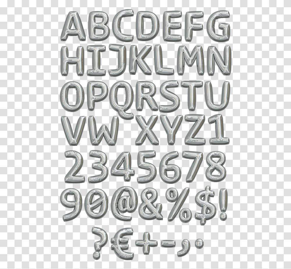 Metallic Balloon Handmade Font Balloon Letters Font, Alphabet, Word, Number Transparent Png