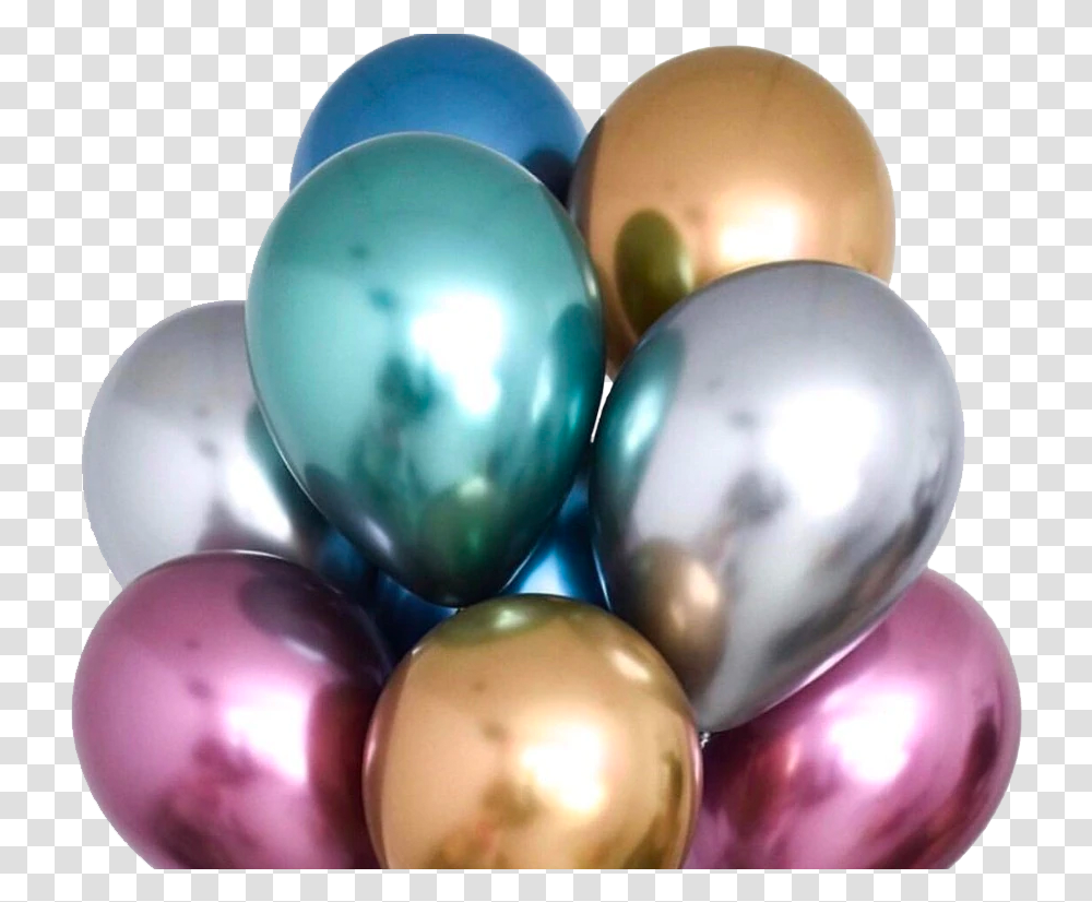 Metallic Balloons, Egg, Food, Sphere Transparent Png