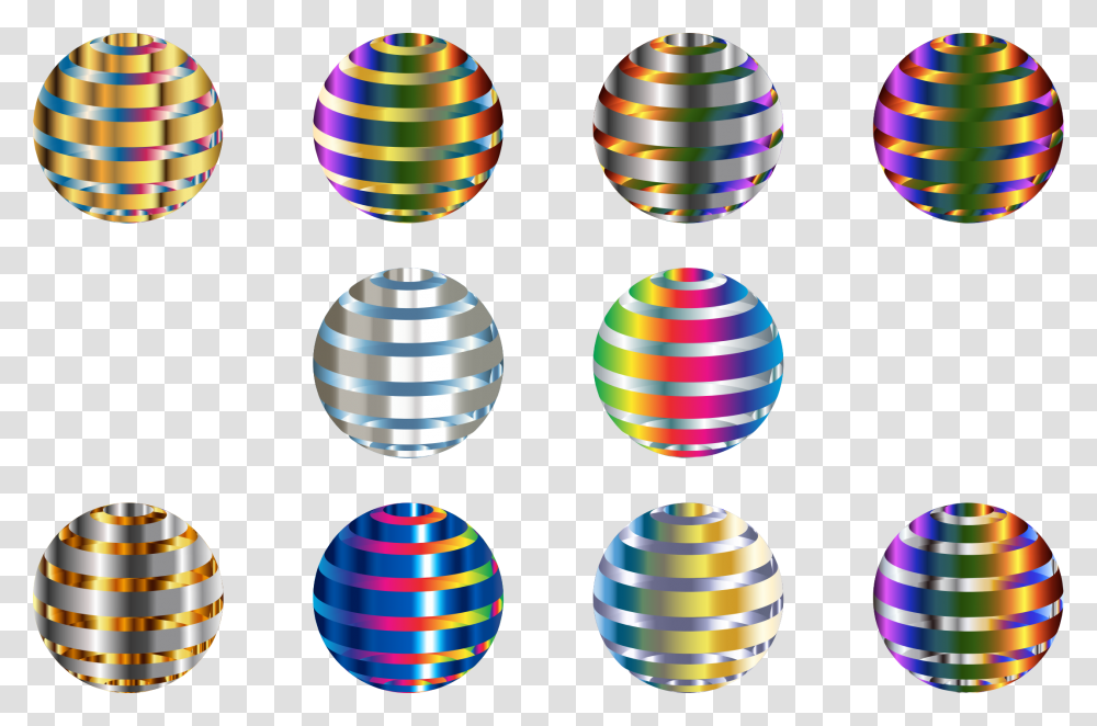 Metallic Circle This Free Icons Design Of Set Esfera Metalica, Easter Egg, Food Transparent Png