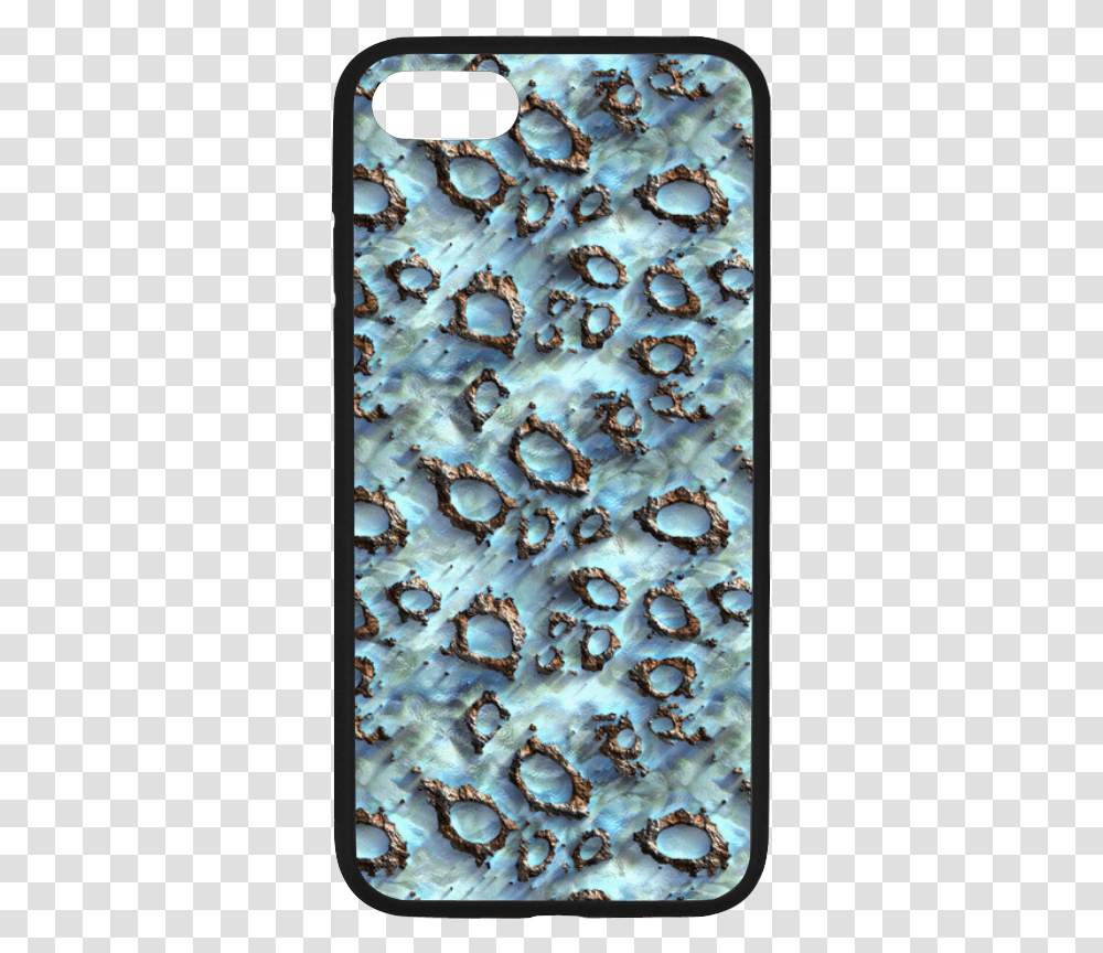 Metallic Craters Abstract Texture Rubber Case For Iphone Mobile Phone Case, Bread, Food, Cracker, Ornament Transparent Png