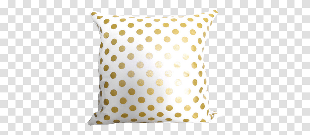 Metallic Gold Dots Pillow Cover Polka Dot, Cushion, Texture, Rug Transparent Png