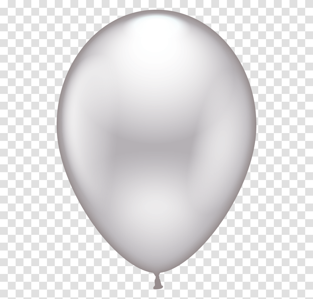 Metallic White Balloons, Light, Gum Transparent Png