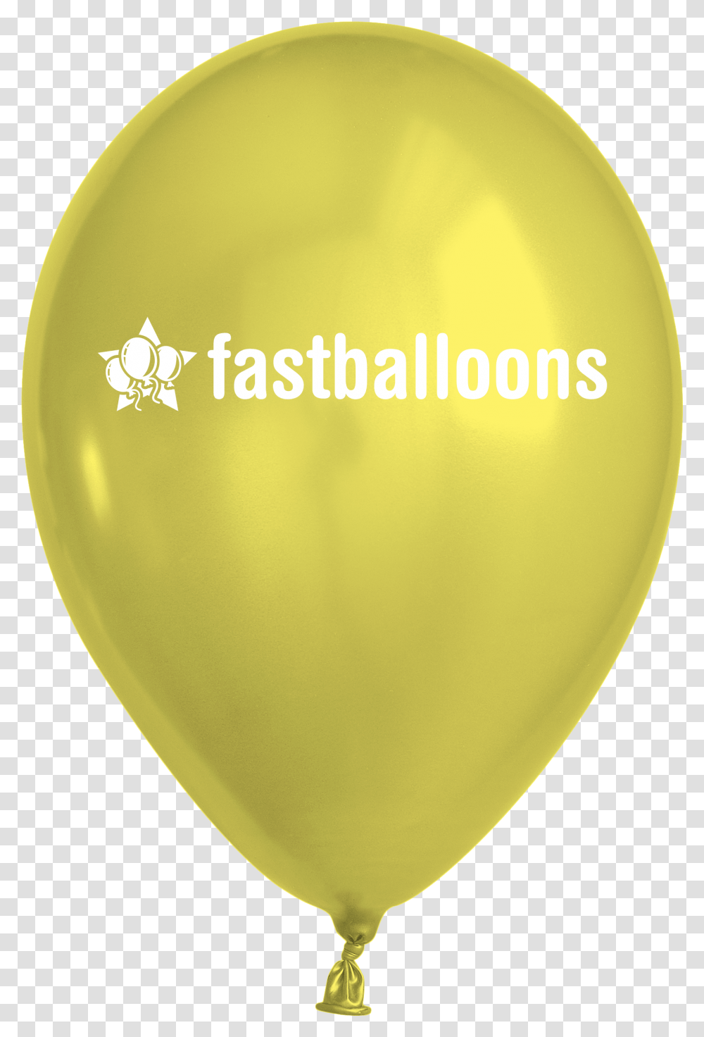 Metallic Yellow Balloons Balloon Transparent Png