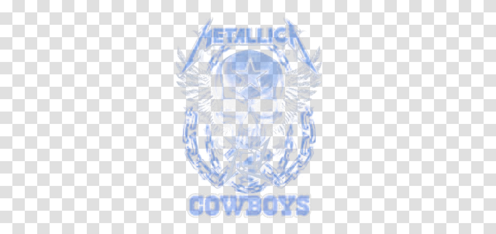 Metallica Band Skull Dallas Cowboys Angel Shirt Automotive Decal, Symbol, Glass, Emblem, Fractal Transparent Png