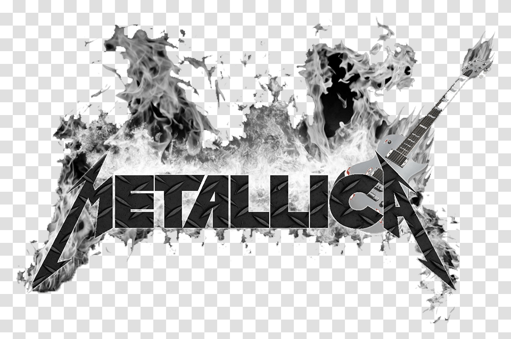 Metallica Black Fire Mouse Pad Metallica Best, Guitar, Text, Alphabet, Word Transparent Png