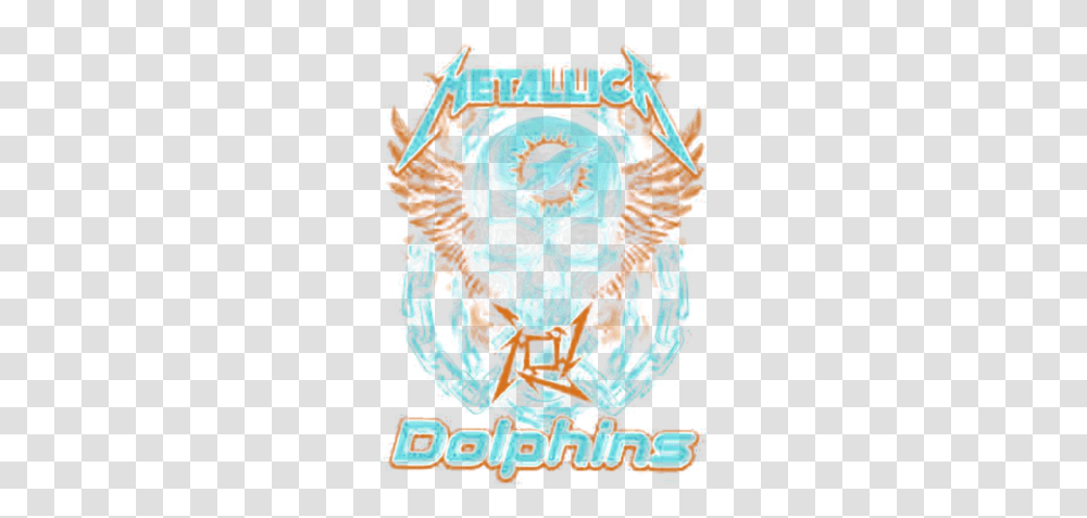 Metallica Skull Miami Dolphins Shirt Language, Symbol, Purple, Emblem, Head Transparent Png