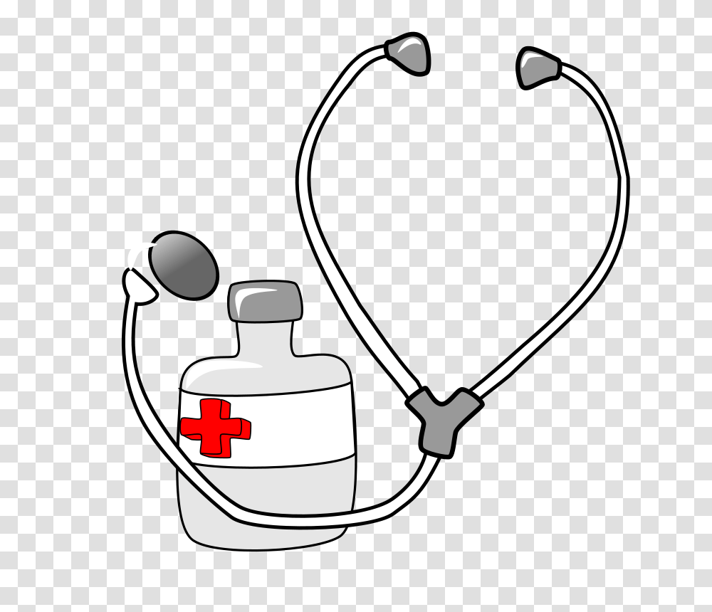 Metalmarious Medicine And A Stethoscope, Face, Female, Bottle, Pottery Transparent Png