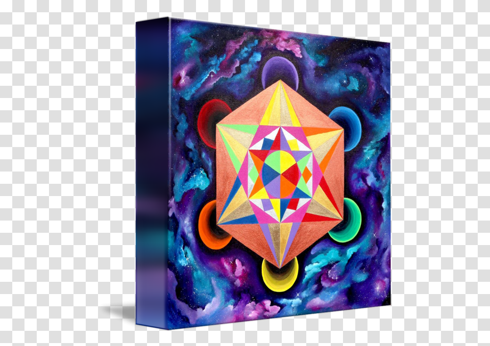 Metatrons Cube By Leo Mystic Magic Cube Fire, Art, Modern Art, Graphics, Pattern Transparent Png