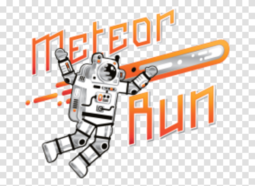Meteor Run Virtual Challenge Illustration, Robot Transparent Png
