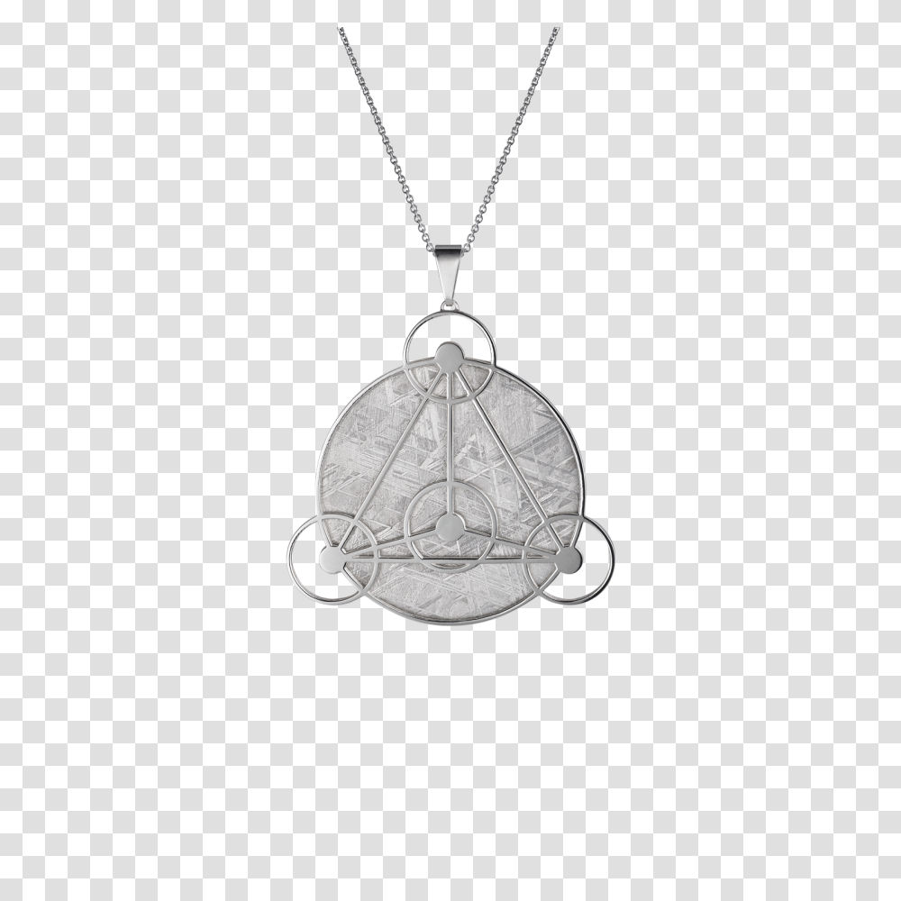 Meteorite Crop Circle Geometry Pendant In Silver, Accessories, Accessory, Necklace, Jewelry Transparent Png