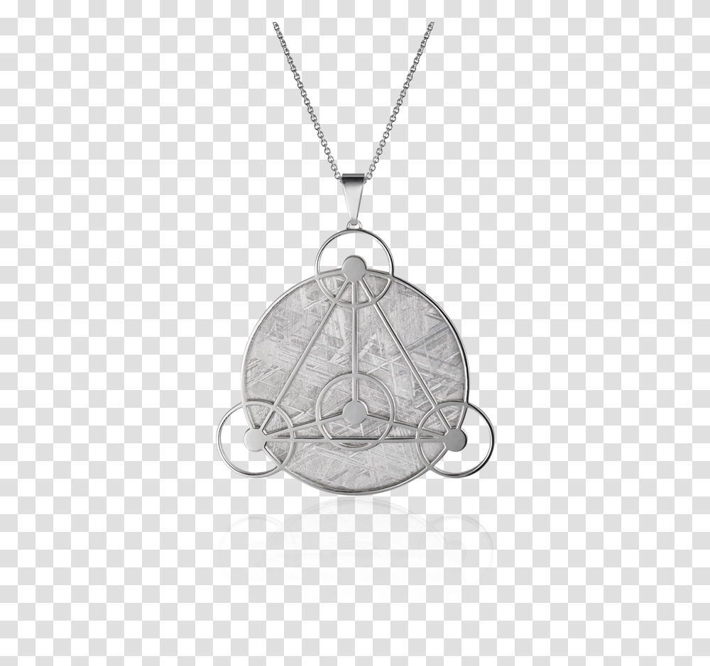 Meteorite Crop Circle Geometry Pendant In Silver Locket Locket, Accessories, Accessory, Outdoors, Jewelry Transparent Png