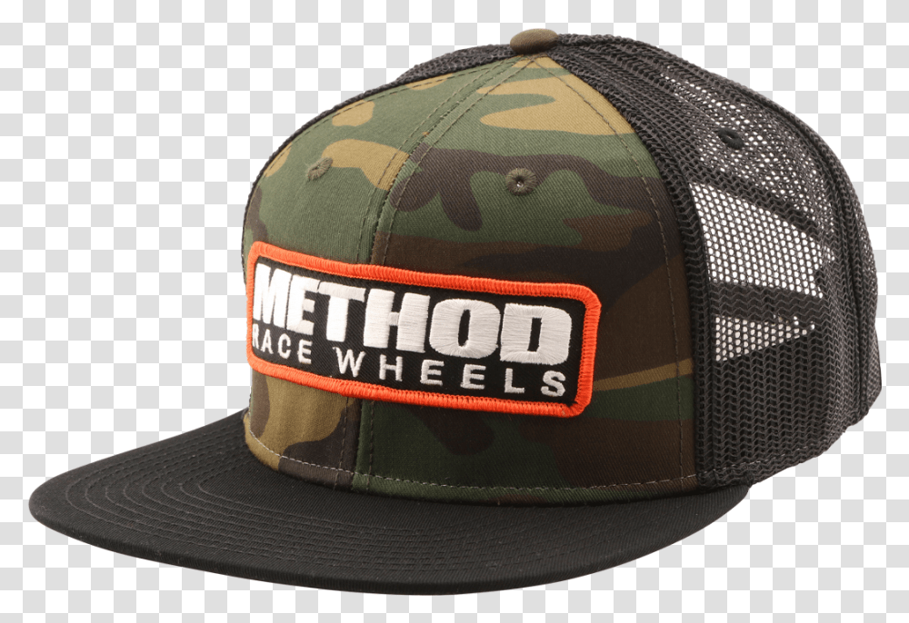 Method Wheels Hat, Apparel, Baseball Cap, Military Transparent Png