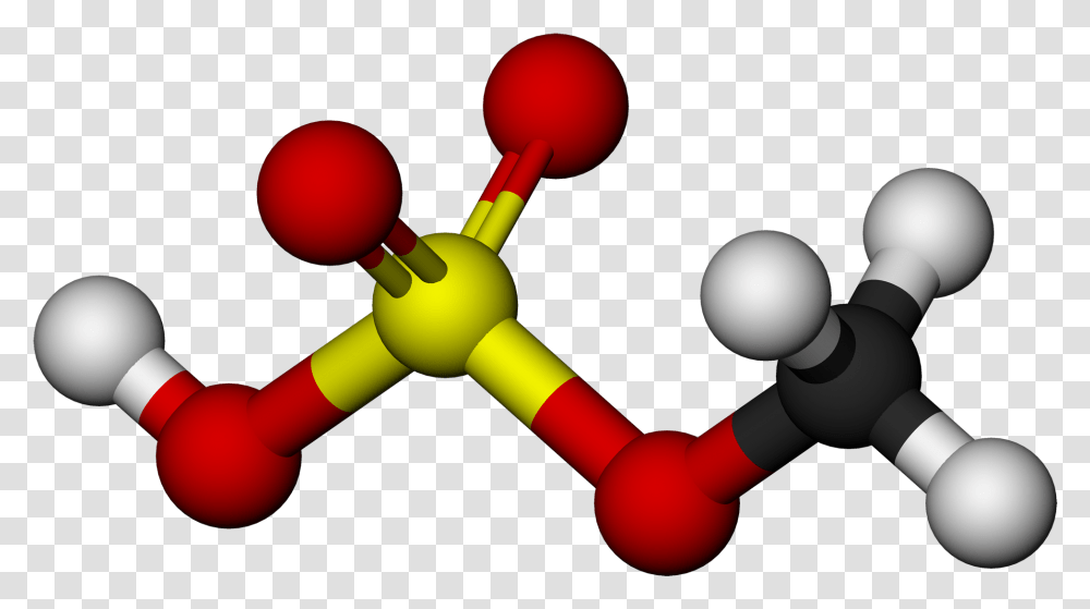 Methyl Bisulfate Molecule 3d Balls By Ahrls 2011 3d Model 1 Ethyl Methane, Juggling, Electronics, Rattle, Sphere Transparent Png