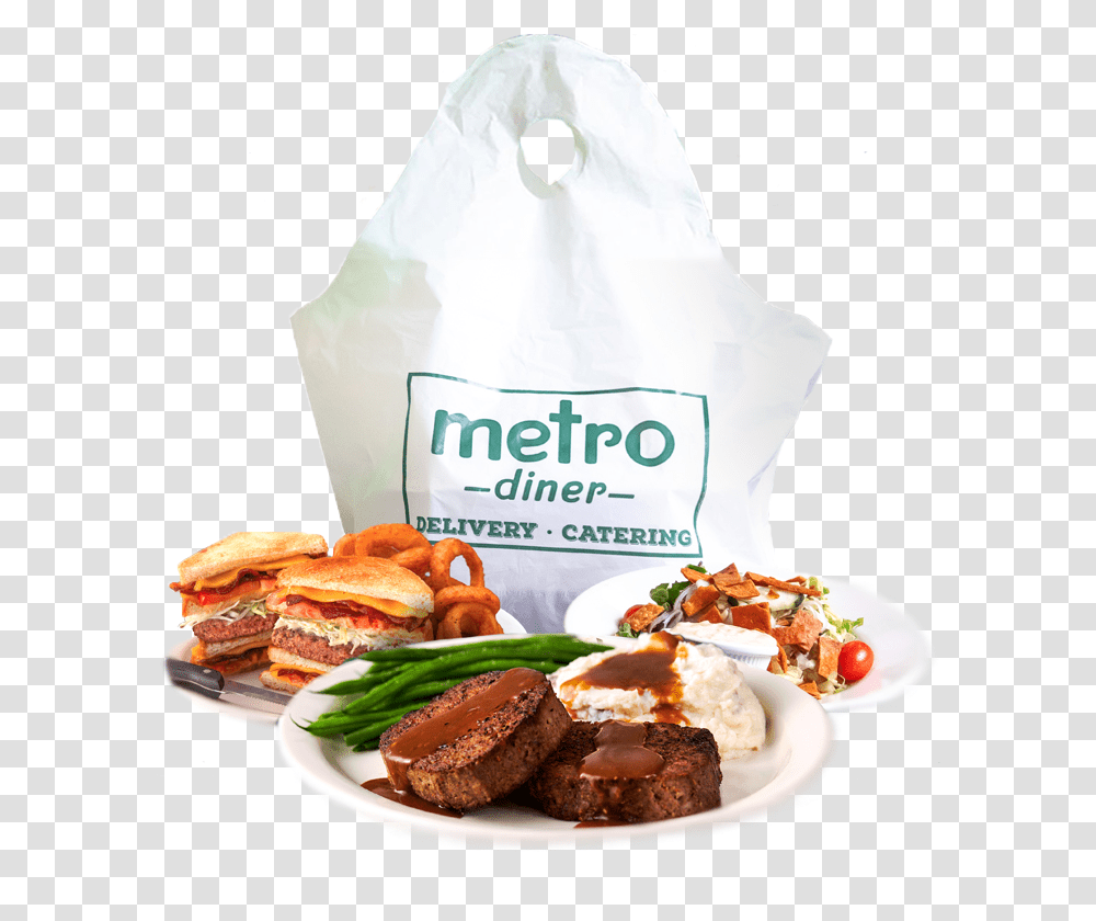 Metro Diner All For The Love Of Food Metrodinercom Sandwich, Meal, Burger, Lunch, Dish Transparent Png