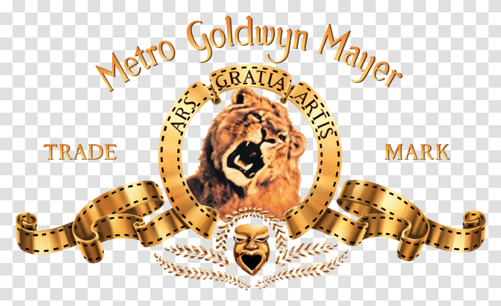 Metro Goldwyn Mayer Logo, Trademark, Badge, Tiger Transparent Png