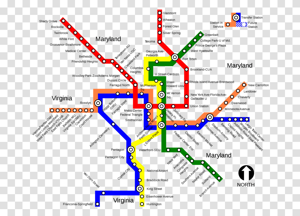 Metro Map Of Washington Full Resolution Washington Dc Metro Map, Building, Urban, Light, Lighting Transparent Png