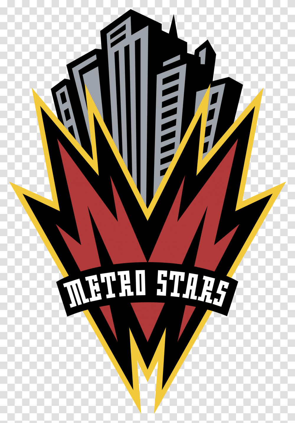 Metro Stars Logo New York Red Bulls Concept, Advertisement, Poster, Flyer Transparent Png