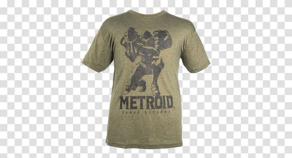 Metroid Active Shirt, Apparel, T-Shirt, Person Transparent Png