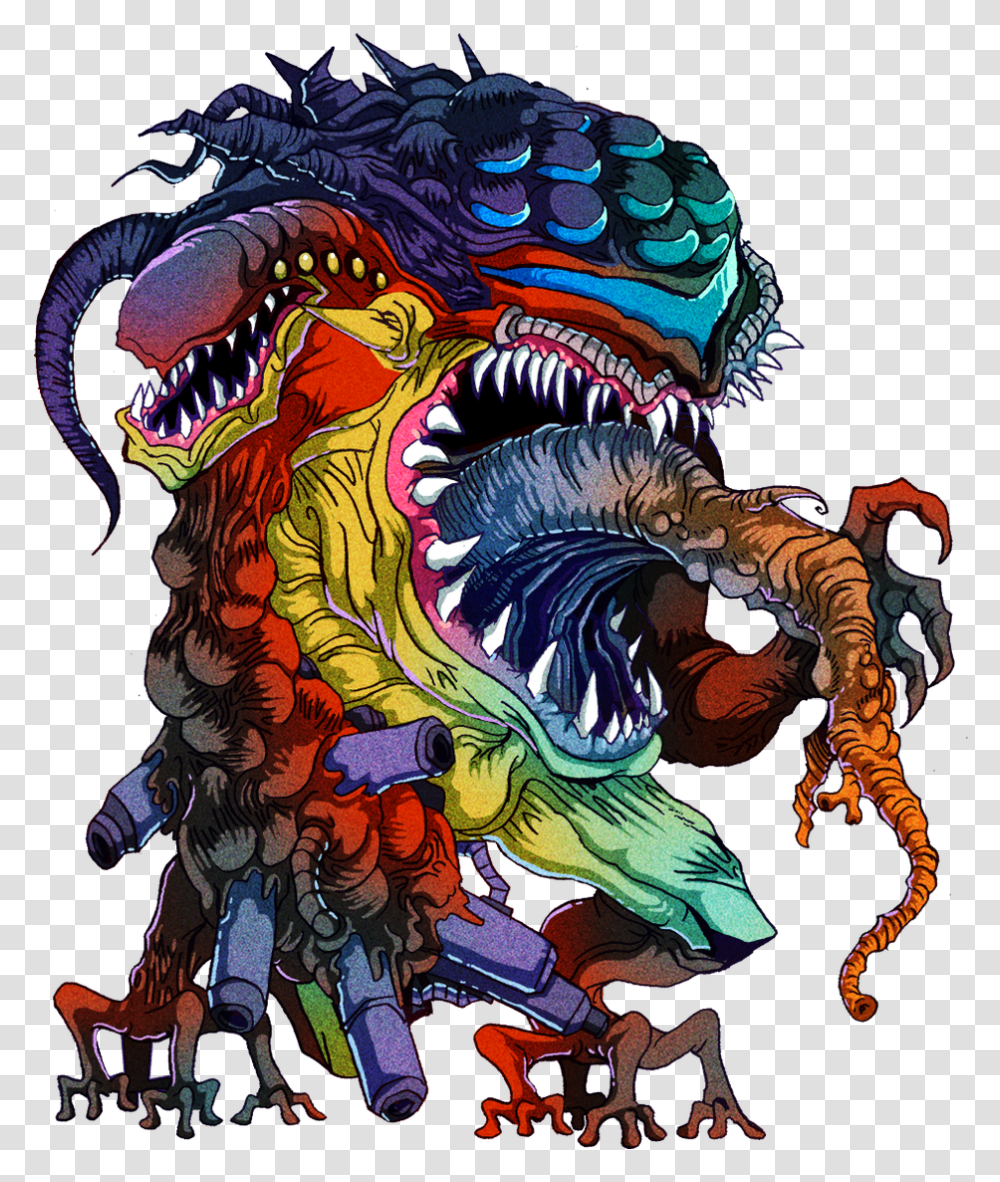 Metroid Fusion, Dragon, Painting Transparent Png