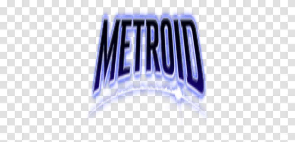 Metroid Logo Roblox Electric Blue, Neon, Light, Lighting, Text Transparent Png