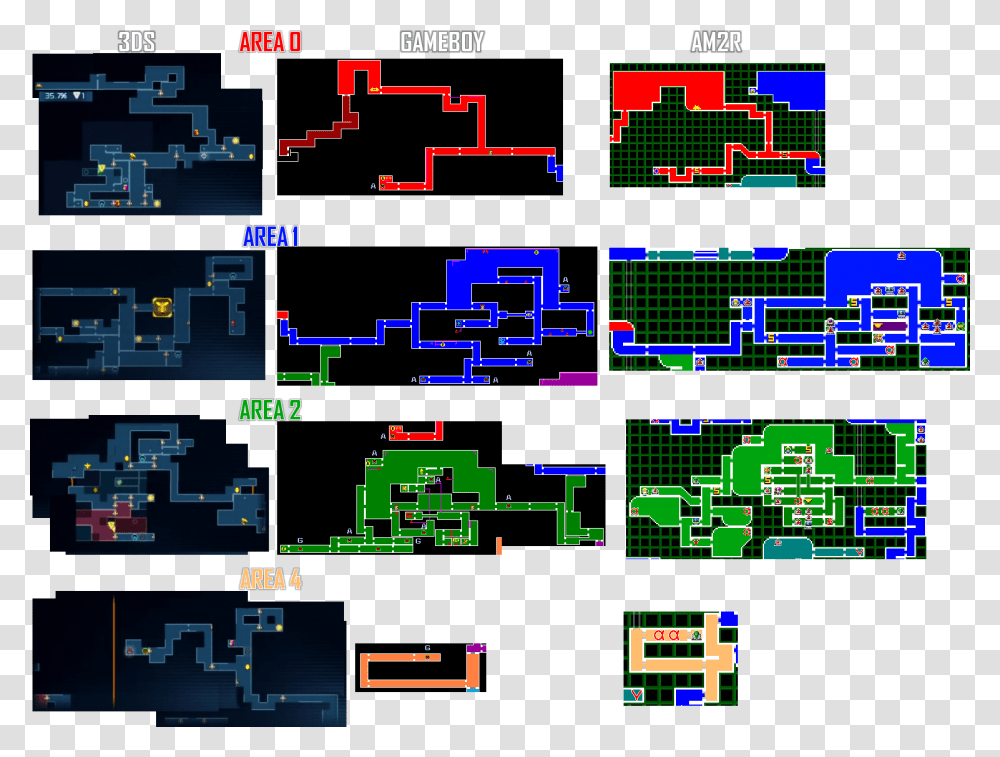 Metroid Samus Returns Area 1 Map, Pac Man, Scoreboard Transparent Png