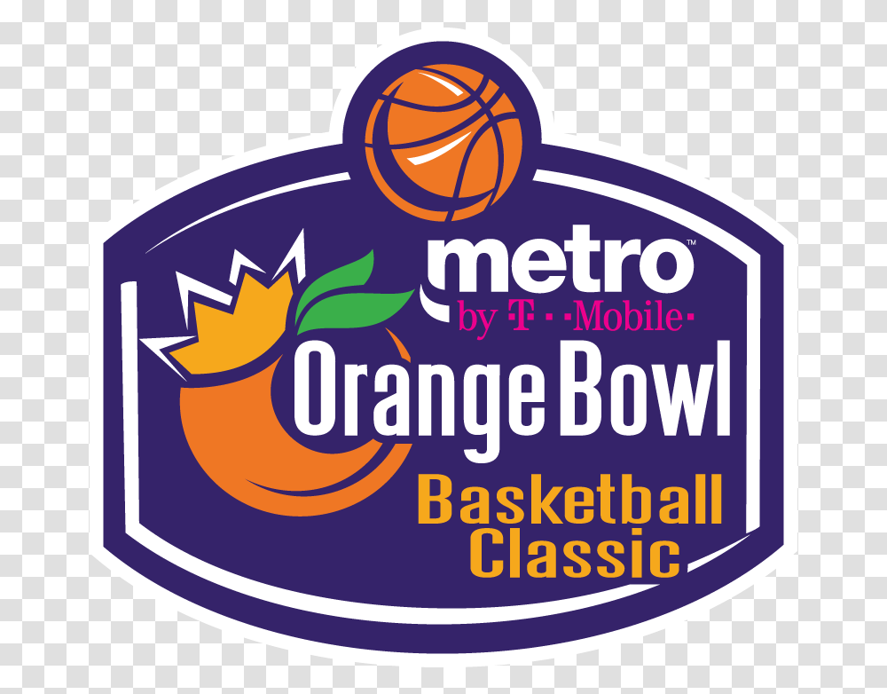 Metropcs Bb Logo Fc Db Orange Bowl Basketball Classic, Label, Crowd Transparent Png
