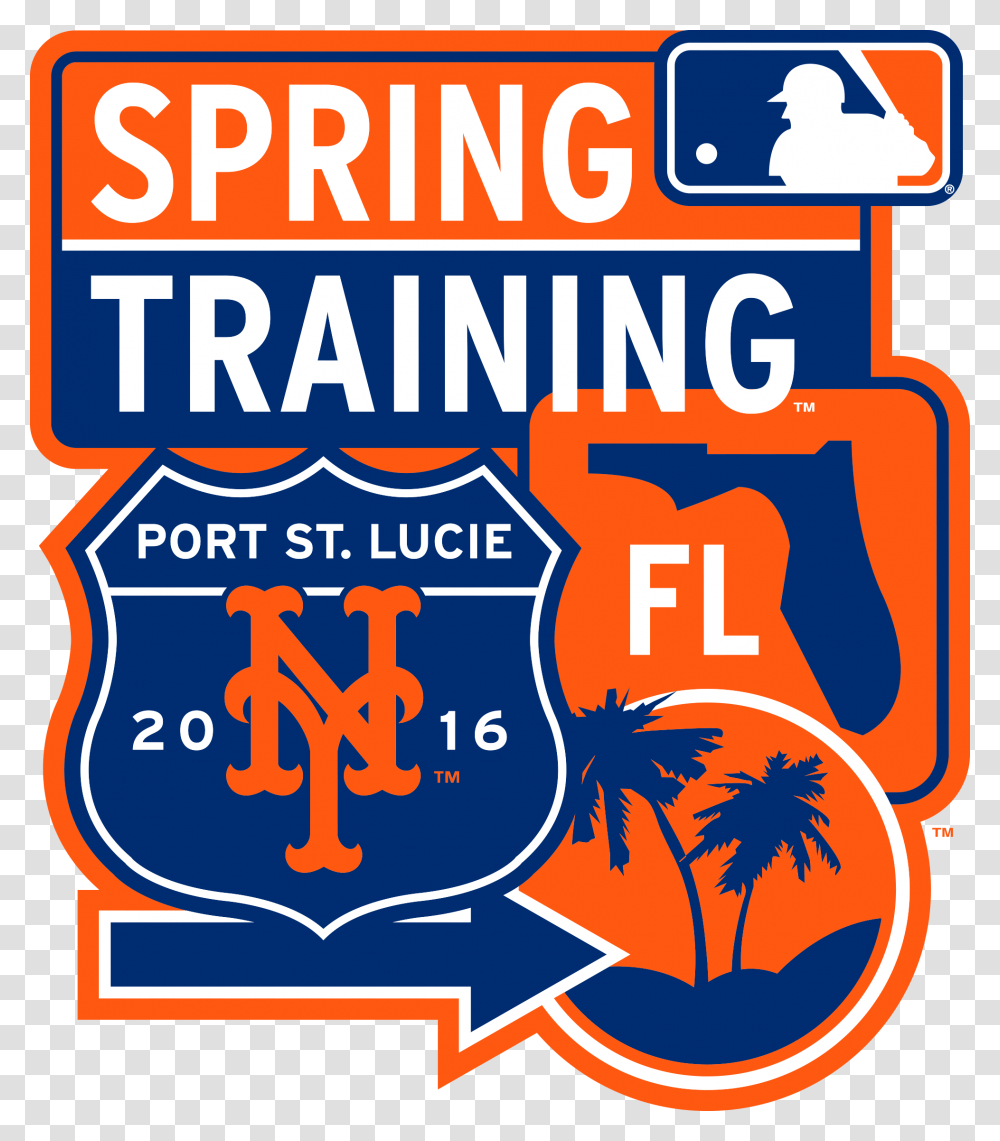 Mets Logo Mets Spring Training Logo, Label, Advertisement Transparent Png