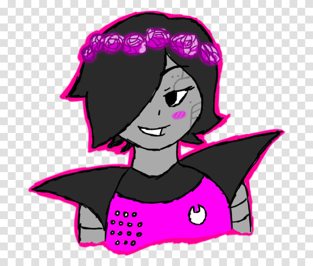 Mettaton Flower Crown By Prince Galaxii Portable Network Graphics, Person, Label Transparent Png
