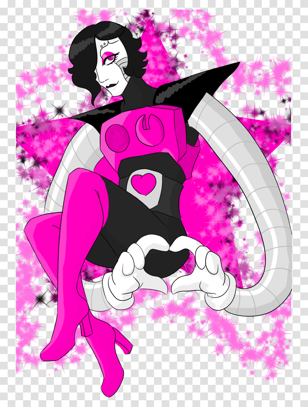 Mettaton, Drawing, Doodle Transparent Png