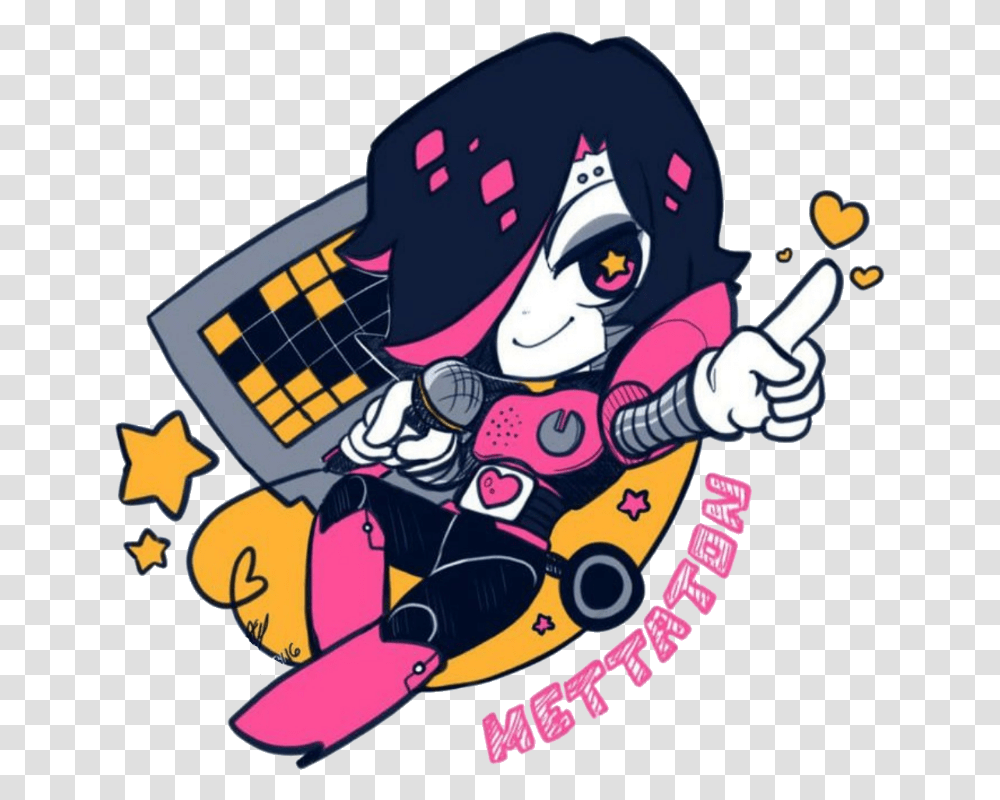 Mettaton Undertale Illustration, Hand, Pac Man Transparent Png