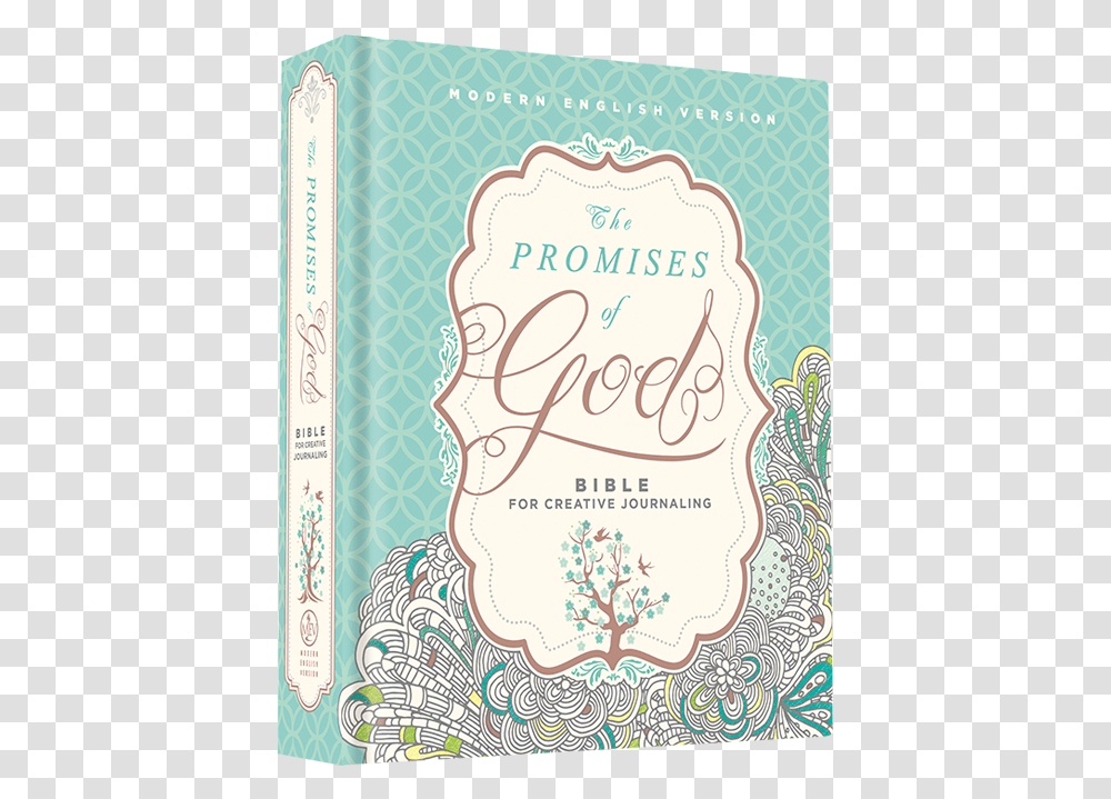 Mev The Promises Of God Creative Journaling Bible Promises Of God Creative Journaling Bible, Pattern, Book, Novel Transparent Png