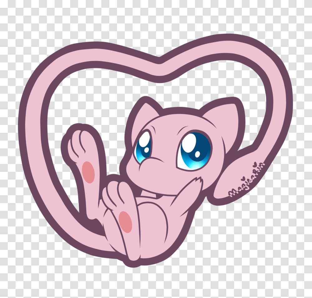 Mew Comm, Heart, Animal, Stomach Transparent Png